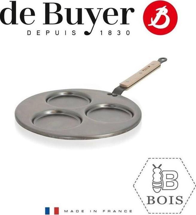 Produktbild de Buyer Triblinis Pfanne Mineral B Bois ø27cm (27 cm, Bratpfanne, Eisen)