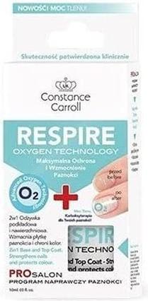 Etichetta energetica Constance Carroll Respire Oxygen Technology Trattamento Unghie 2in1 Base e Top Coat 10ml (10 ml)