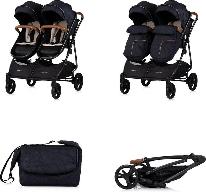 Actual product image Chipolino Geschwisterwagen Duo Smart