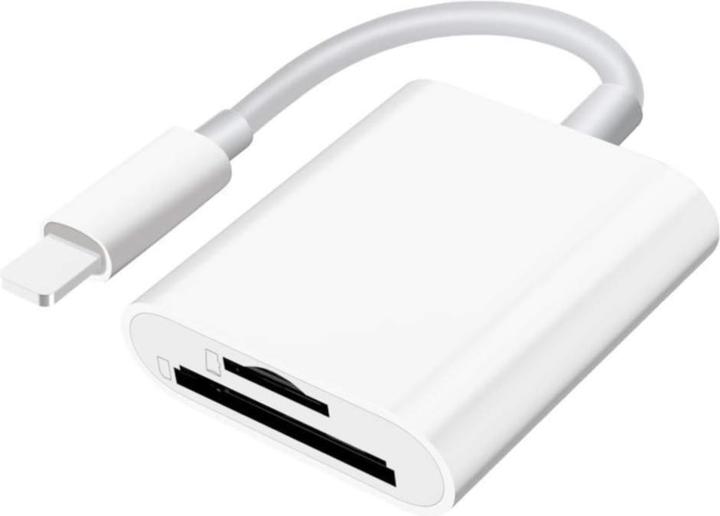 Produktbild Deltalabs Lightning Kartenlesegerät Card Reader für SD und Micro SD Speicherkarten