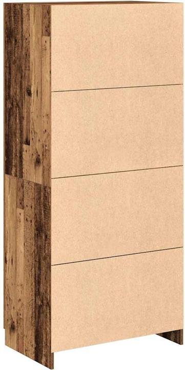 Produktbild VidaXL Kleiderschrank Altholz-Optik 80x52x180 cm Holzwerkstoff Schrank (80 x 52 x 180 cm)