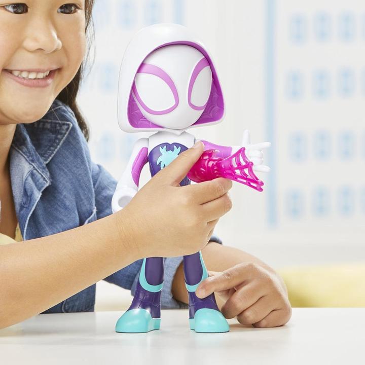 Immagine prodotto Hasbro Spidey e i suoi fantastici amici, figura d'azione del ragno fantasma di dimensioni superlative