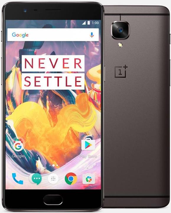 Image du produit OnePlus 3t (64 Go, Gunmetal, 5.50", Double SIM, 16 Mpx, 4G)