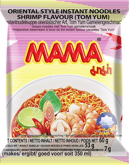 Produktbild Mama Instantnudeln, Shrimps Tom Yum (1800 g)