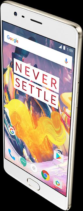 Produktbild OnePlus 3t (64 GB, Soft Gold, 5.50", Dual SIM, 16 Mpx, 4G)