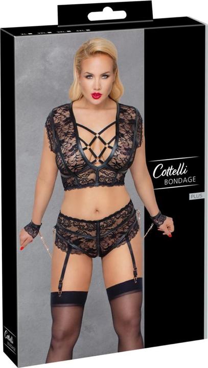 Actual product image Cottelli Collection Bra Set Bondage 3XL (3XL)
