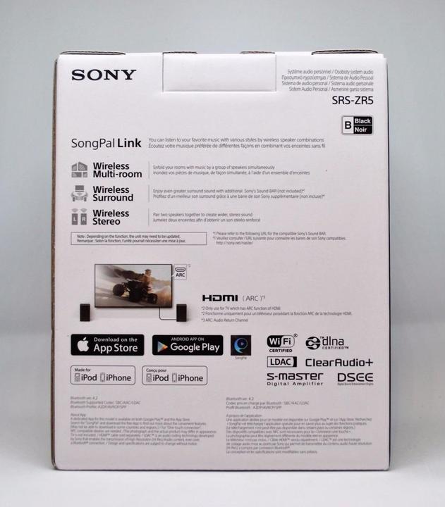 Produktbild Sony Srs-Zr5 (WLAN, Bluetooth, NFC)
