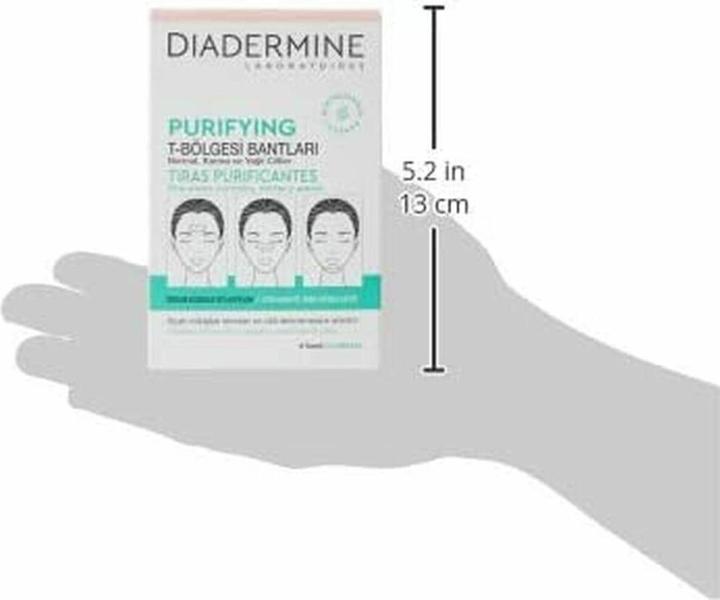 Actual product image Diadermine Tiras Purificantes Piel Normal-Mixta 6 U (Cleaning cloths)