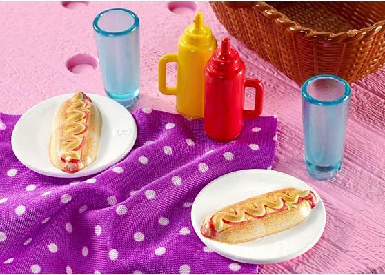 Image du produit Barbie jeu de meubles table de pique-nique d'extérieur