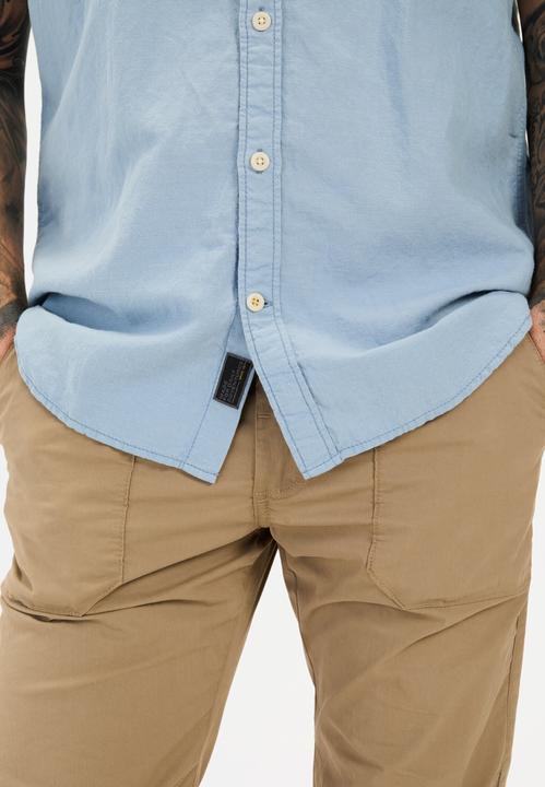 Immagine prodotto Camel Active Kurzarmhemd aus einem Baumwoll-Leinenmix (L)