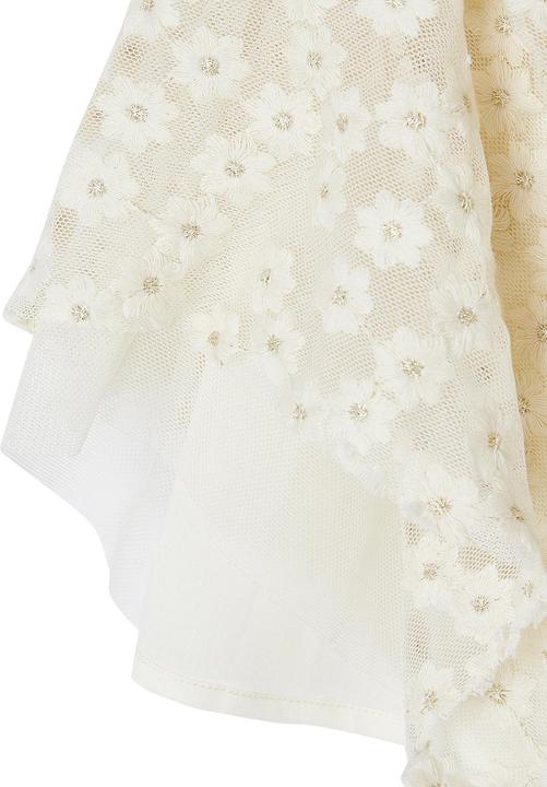 Actual product image Vertbaudet Festlicher Mädchen Tüllrock mit Glitzerblumen (140)
