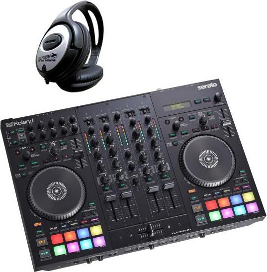 Produktbild Roland DJ-707M Mobiler DJ-Controller mit Kopfhörer