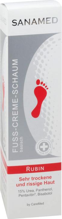 Produktbild Sanamed Fuss-Creme-Schaum Rubin (Fusscrème & Fussgel, 150 ml)