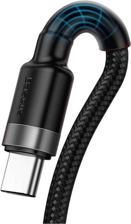 Image du produit Baseus Cafule HW Quick Charging Data cable USB Double-sided Blind Interpolation For Type-C 40W 1m Gray b... (1 m, USB 3.2 Gen 2, 40 W)