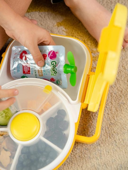 Actual product image GöBe Lunchbox for children with snack spinner