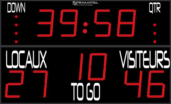 Actual product image Stramatel Scoreboard FRC US Football