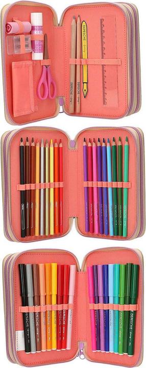 Produktbild Top Model Topmodel - Triple Pencil Case GIRL POWER - Beige (413282)