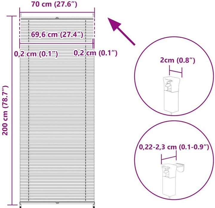 Image du produit VidaXL Eward (70 x 200 cm)