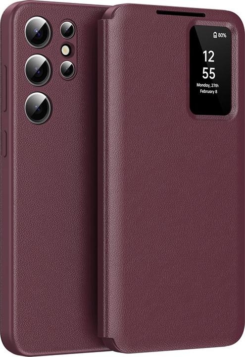 Produktbild Techsuit - SmartView Series - Samsung Galaxy S23 Ultra - Red (Samsung Galaxy S23 Ultra)