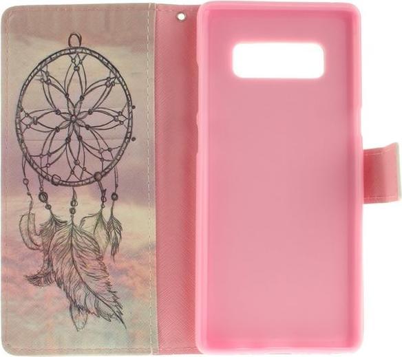 Produktbild Leder Bookcover Hülle mit Muster (Samsung Galaxy Note 8)