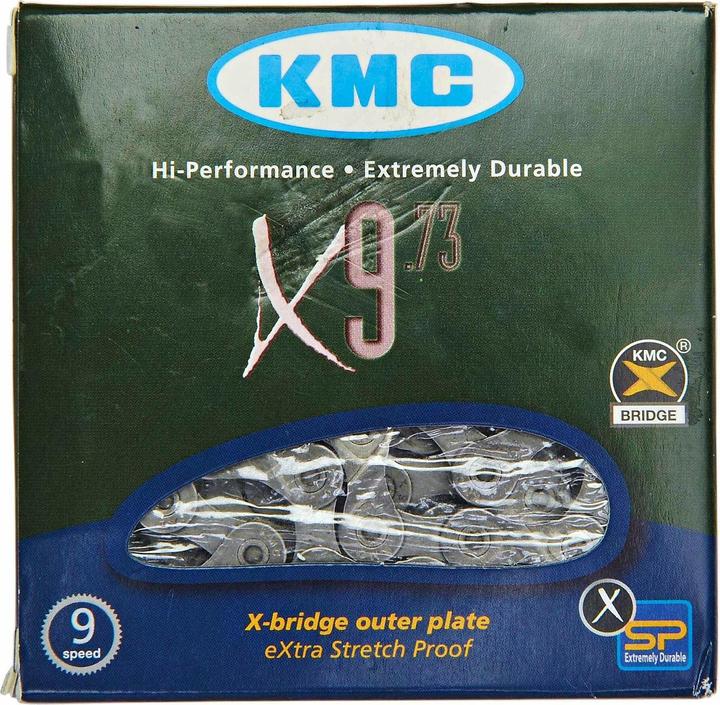 Actual product image KMC Velo Chain X9 Grey (9-speed)