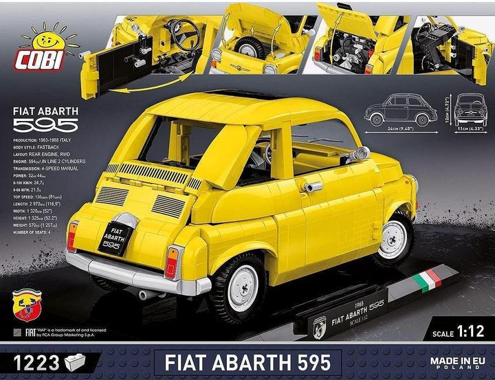 Actual product image Cobi 1965 Fiat 500 Abarth Executive Edition