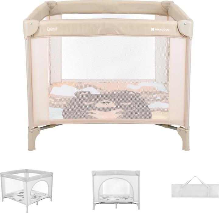 Actual product image Kikkaboo Playpen Enjoy, travel cot (92 cm, 92 cm)