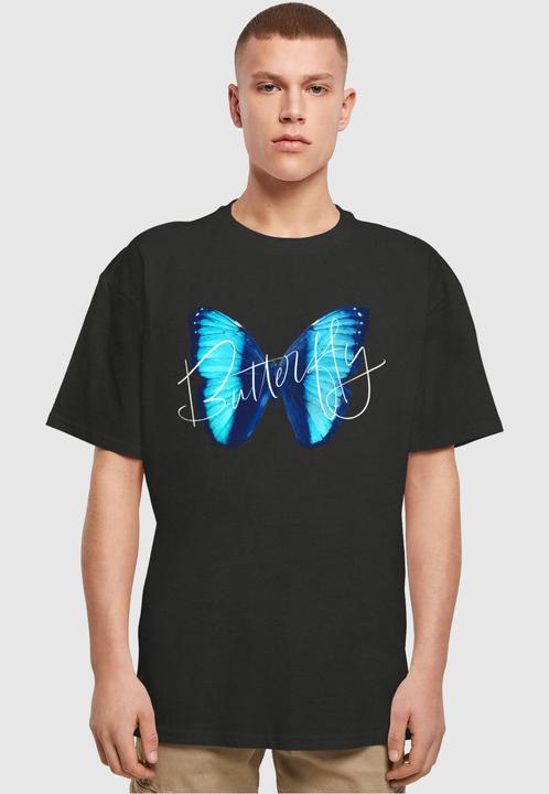 Produktbild Merchcode Butterfly Blue Heavy Oversized Tee - 117559 (4XL)