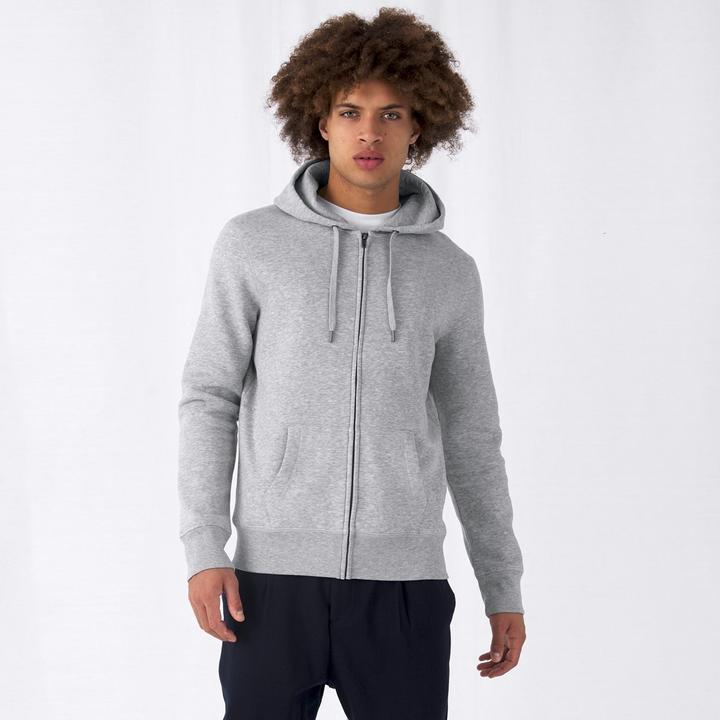 Immagine prodotto B&C Felpa con cappuccio con zip a tutta lunghezza (L)
