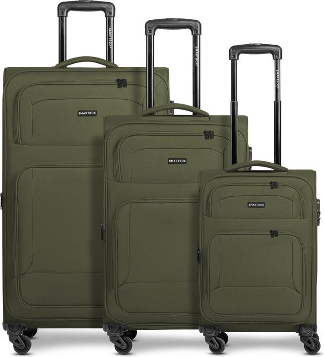 Image du produit Smartbox Edition 04 Set de valises à 4 roulettes 3 pièces avec soufflet extensible (209 l, XL (à partir de 115l))