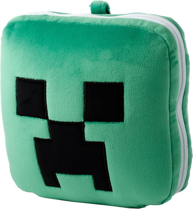 Puckator Relaxeazzz Minecraft Creeper Plüsch Reisekissen & Augenmaske