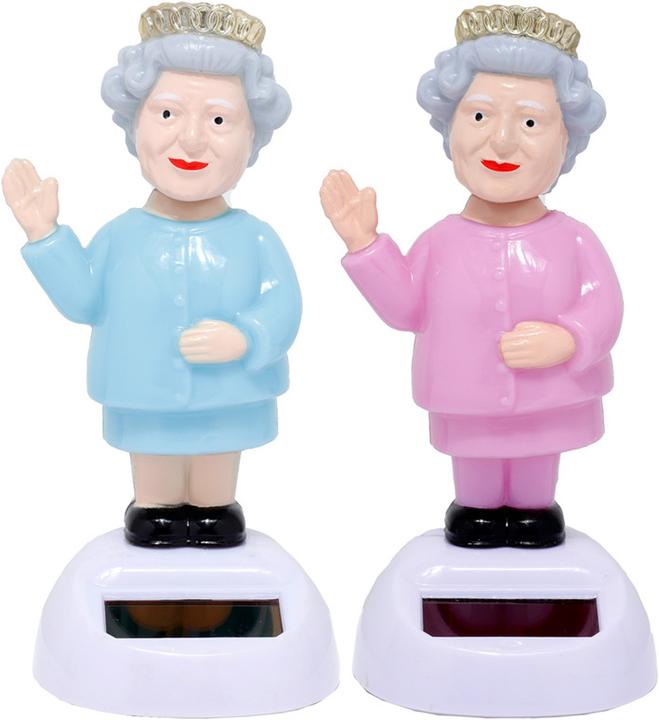 Actual product image Puckator Queen Elizabeth the Queen Solar Pal Wobbly Figure