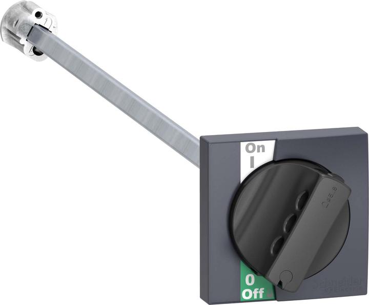 Schneider Electric Poignée rotative avec poignée noire pour montage sur porte. A utiliser avec le brise-charge Ty
