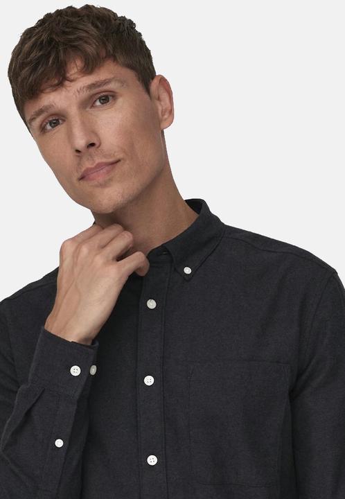 Immagine prodotto Only & Sons Camicia a maniche lunghe a tinta unita (S)