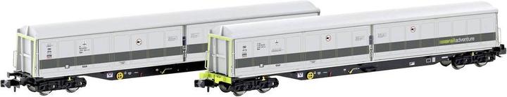 Produktbild Hobbytrain H23444 N 2er-Set Kuppelwagen Habfis der Railadventure (Spur N)