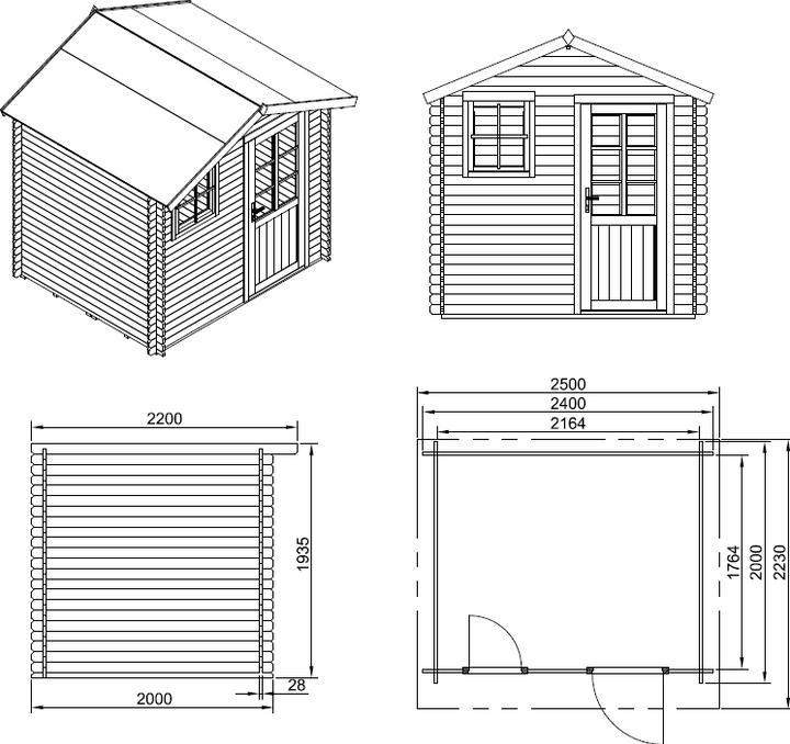 Produktbild Innovesta Blockhaus