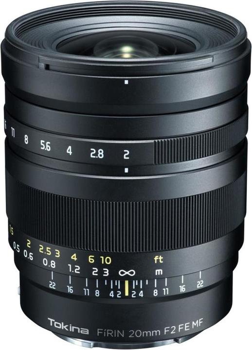 Tokina Firin 20mm F2 FE MF Sony FF E-mount (Sony E, APS-C / DX, Vollformat)