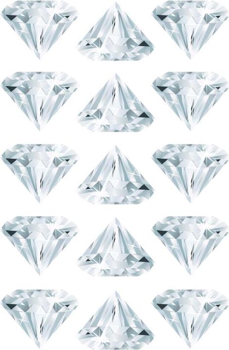 Produktbild Trenddeko Diamanten Set (20 x 30 cm, 60 x 90 cm, 40 x 60 cm, 80 x 120 cm)
