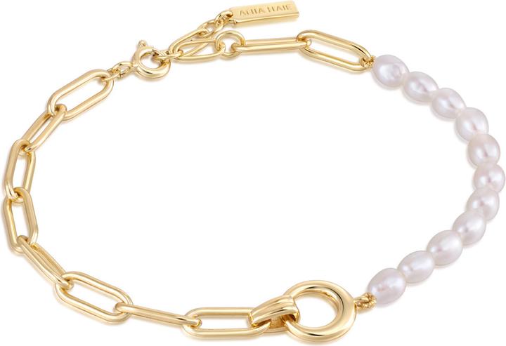 Immagine prodotto Ania Haie Bracciale Power con perle (16.50 cm, Argento 925)
