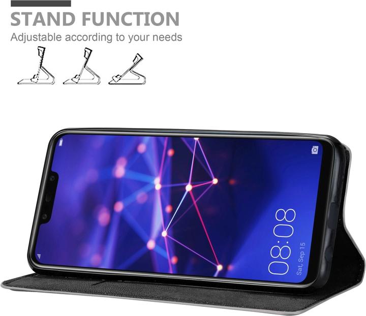 Actual product image Cadorabo Book Invis. Magnetic cover (Mate 20 Lite)