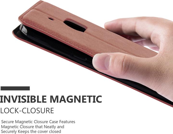 Produktbild Cadorabo Book Invisible Magnet Cover (HTC One M10)