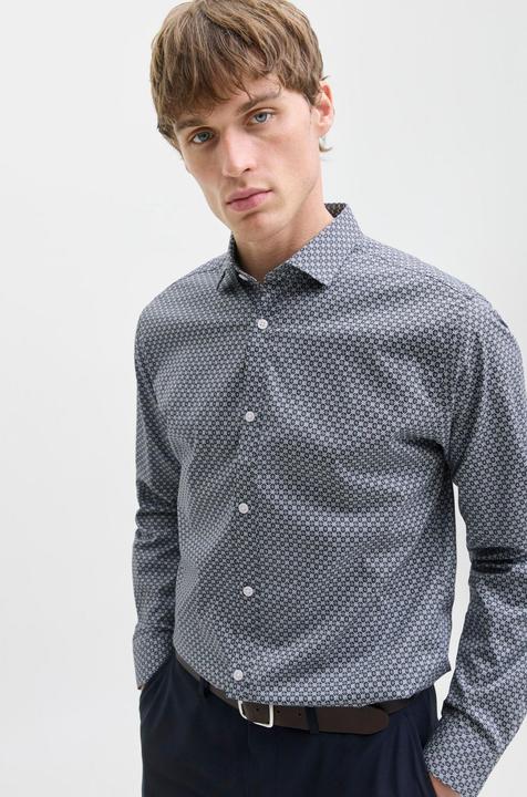 Produktbild Jack & Jones Jprblablackpool Stretch Aop Ls Shirt Sn (M)