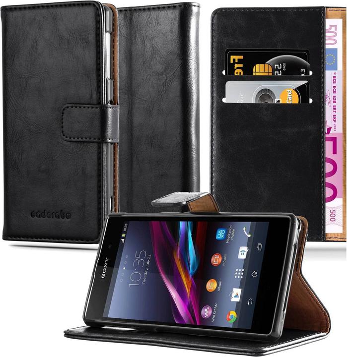 Actual product image Cadorabo Case Luxury Book (Sony Xperia Z)
