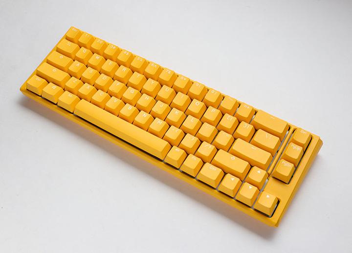 Actual product image Ducky One 3 Yellow SF Gaming Keyboard, RGB LED - MX-Blue (US) (US, Cable)