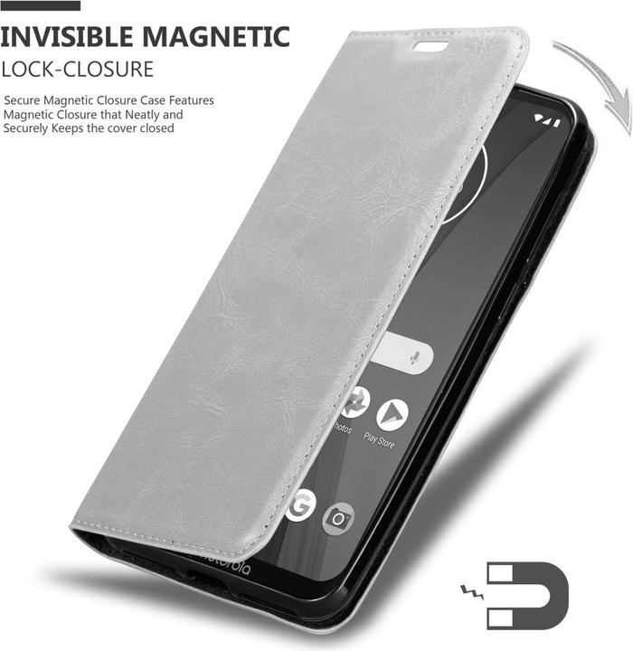 Immagine prodotto Cadorabo Libro Invis. Coperchio magnetico (Motorola Moto G7)