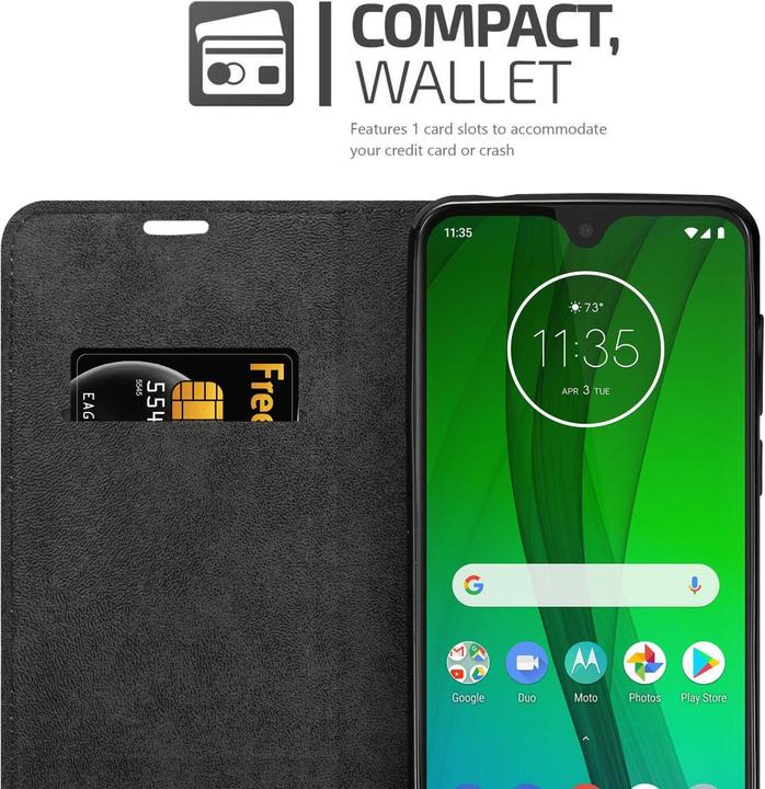 Immagine prodotto Cadorabo Libro Invis. Coperchio magnetico (Motorola Moto G7)