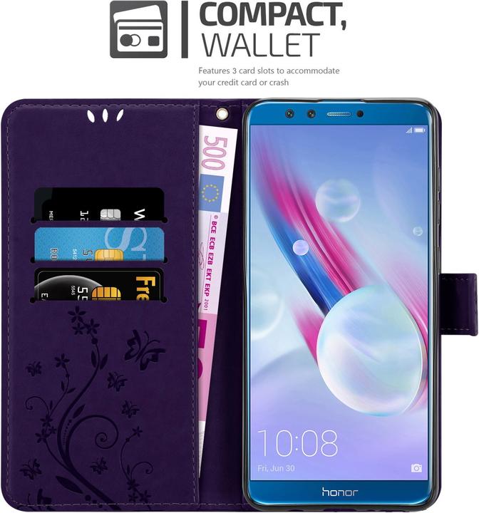 Image du produit Cadorabo Pochette Flower Book (Honor 9X Lite)