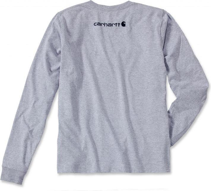 Immagine prodotto Carhartt T-shirt grigia a maniche lunghe con logo (S)