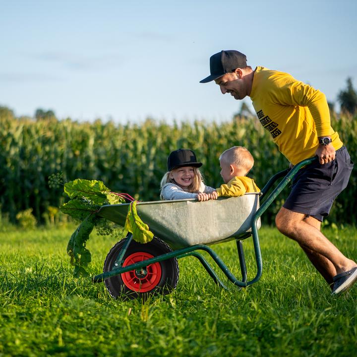 Produktbild Wiltec Rad Reifen 3.00-4 90kg Winkelventil Luftreifen Felge Ersatzrad Sackkarre