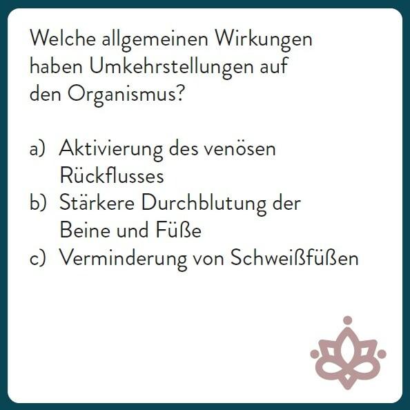 Actual product image The yoga quiz (German)